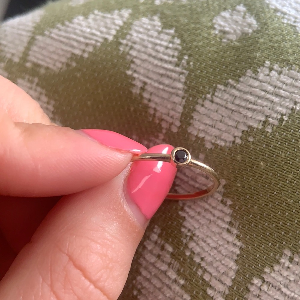 Mejuri Diamond Solo Ring